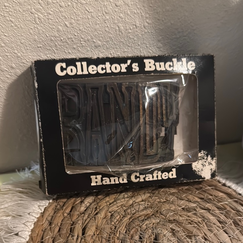 “Randy” Collector's Buckle in box - Hand Crafted